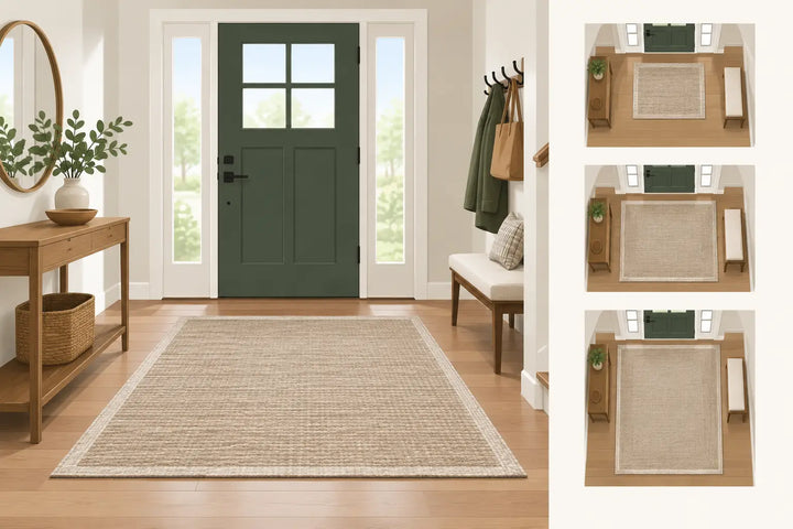 How to Size an Entryway Rug for Your Space