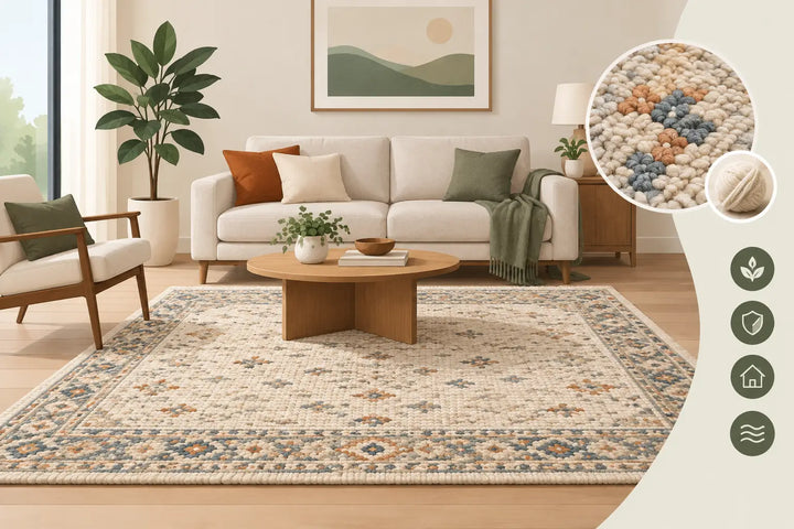 Hand Knotted Wool Rug Benefits for Your Home