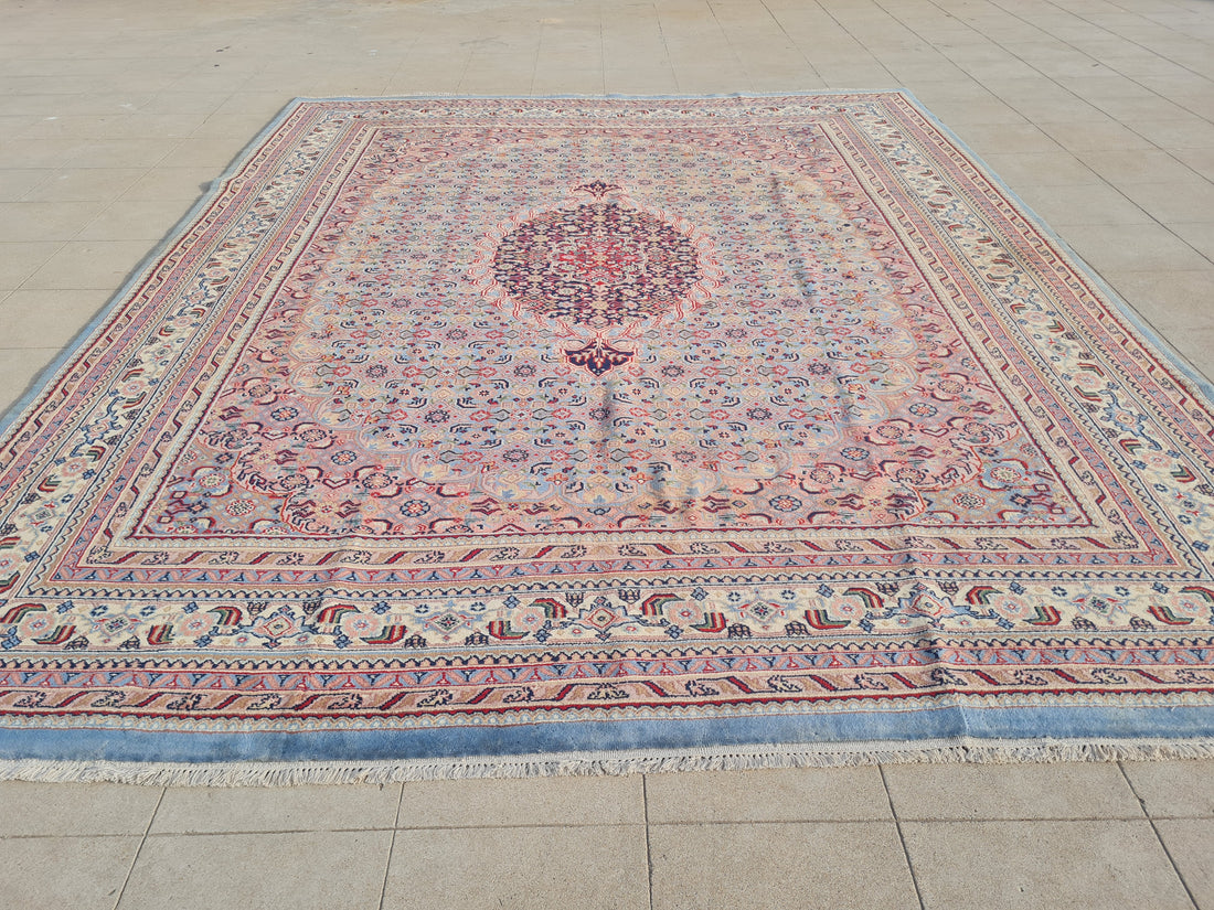 10' x 8' Ft. Authentic Persian Bijar Mahi Design Hand Knotted Fine Wool Large Area Rug BR2505