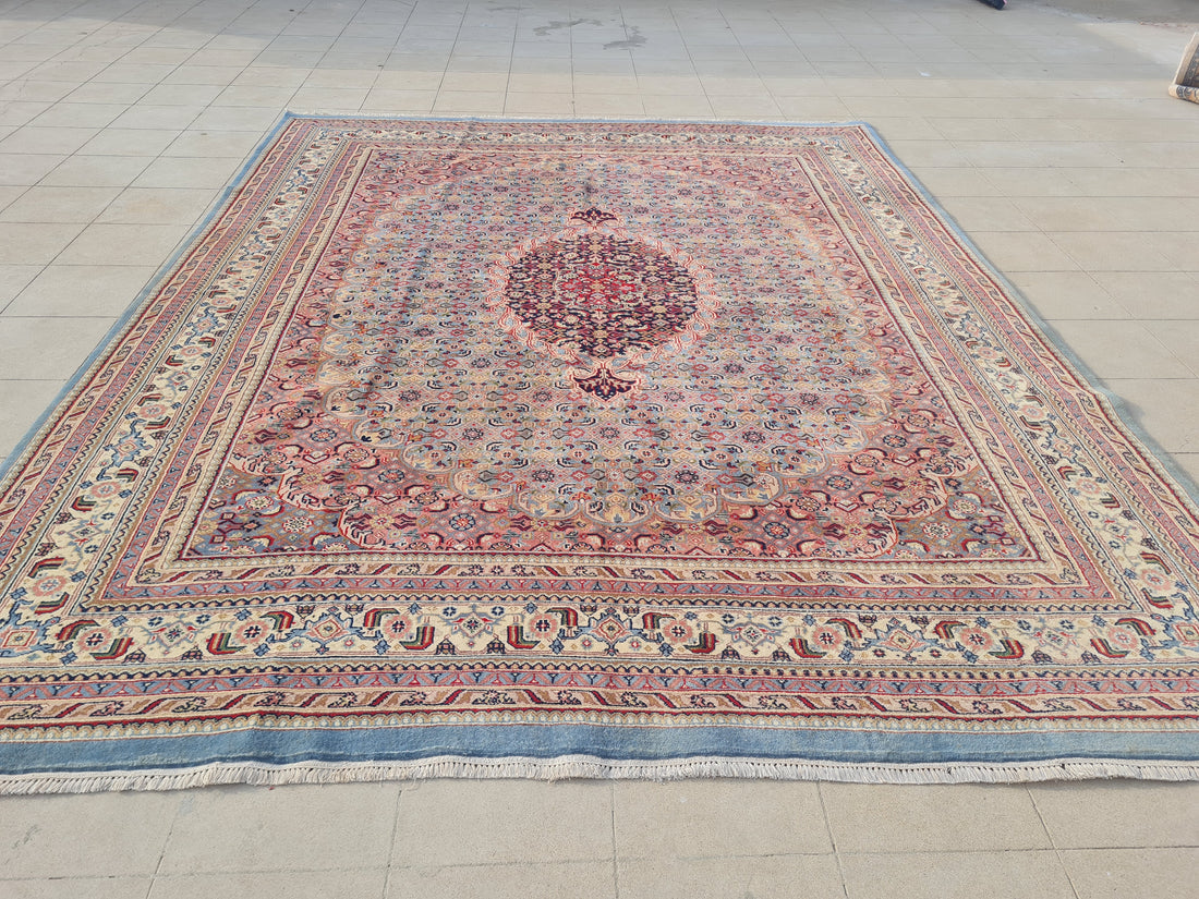 10' x 8' Ft. Authentic Persian Bijar Mahi Design Hand Knotted Fine Wool Large Area Rug BR2505