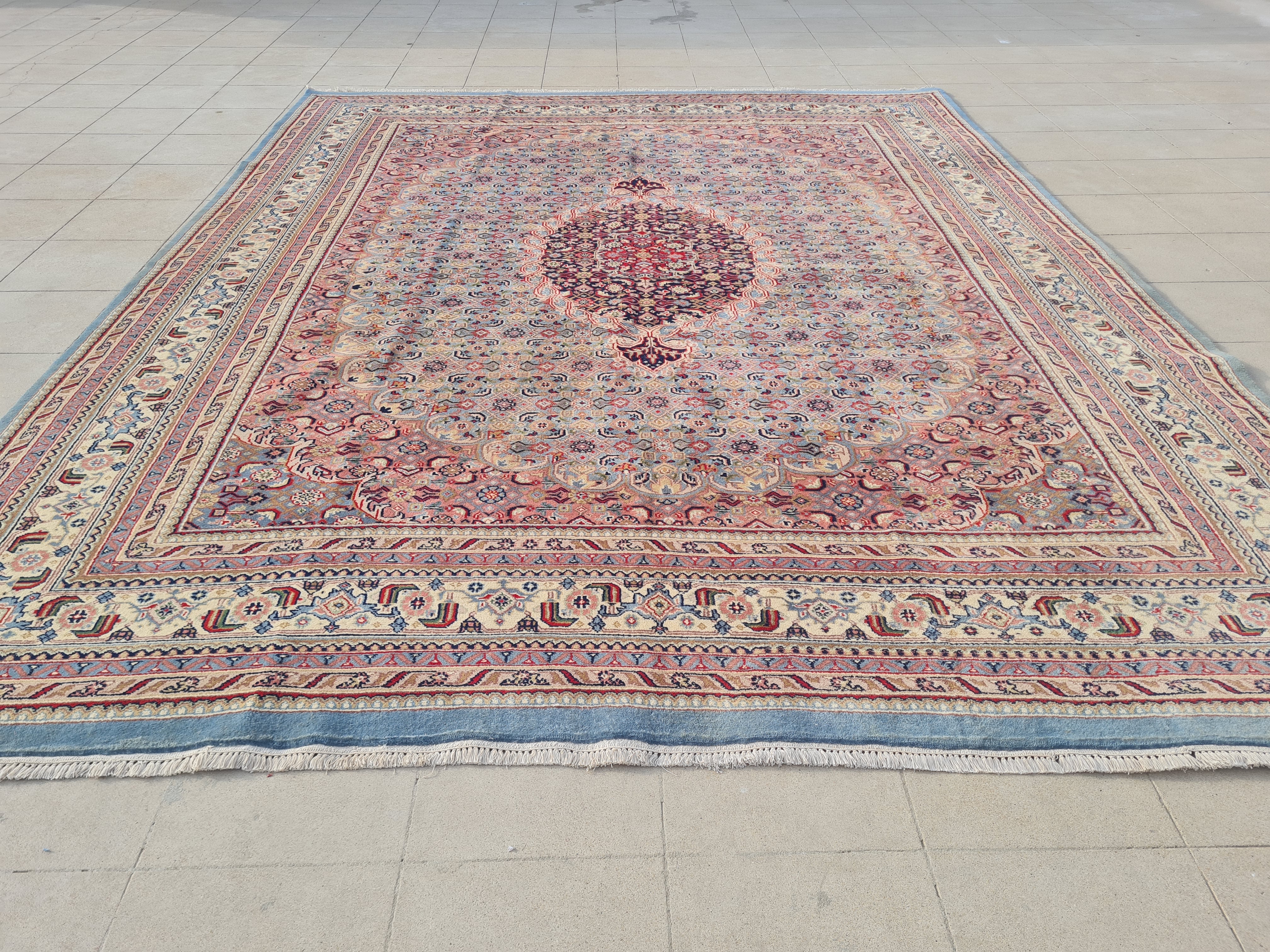 10' x 8' Ft. Authentic Persian Bijar Mahi Design Hand Knotted Fine Wool Large Area Rug BR2505