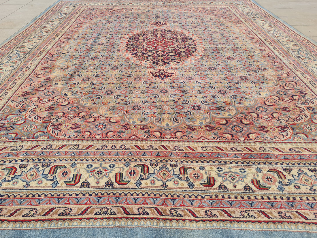 10' x 8' Ft. Authentic Persian Bijar Mahi Design Hand Knotted Fine Wool Large Area Rug BR2505