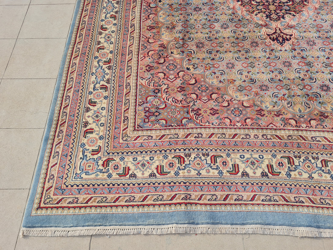 10' x 8' Ft. Authentic Persian Bijar Mahi Design Hand Knotted Fine Wool Large Area Rug BR2505