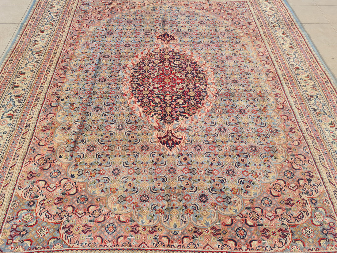 10' x 8' Ft. Authentic Persian Bijar Mahi Design Hand Knotted Fine Wool Large Area Rug BR2505