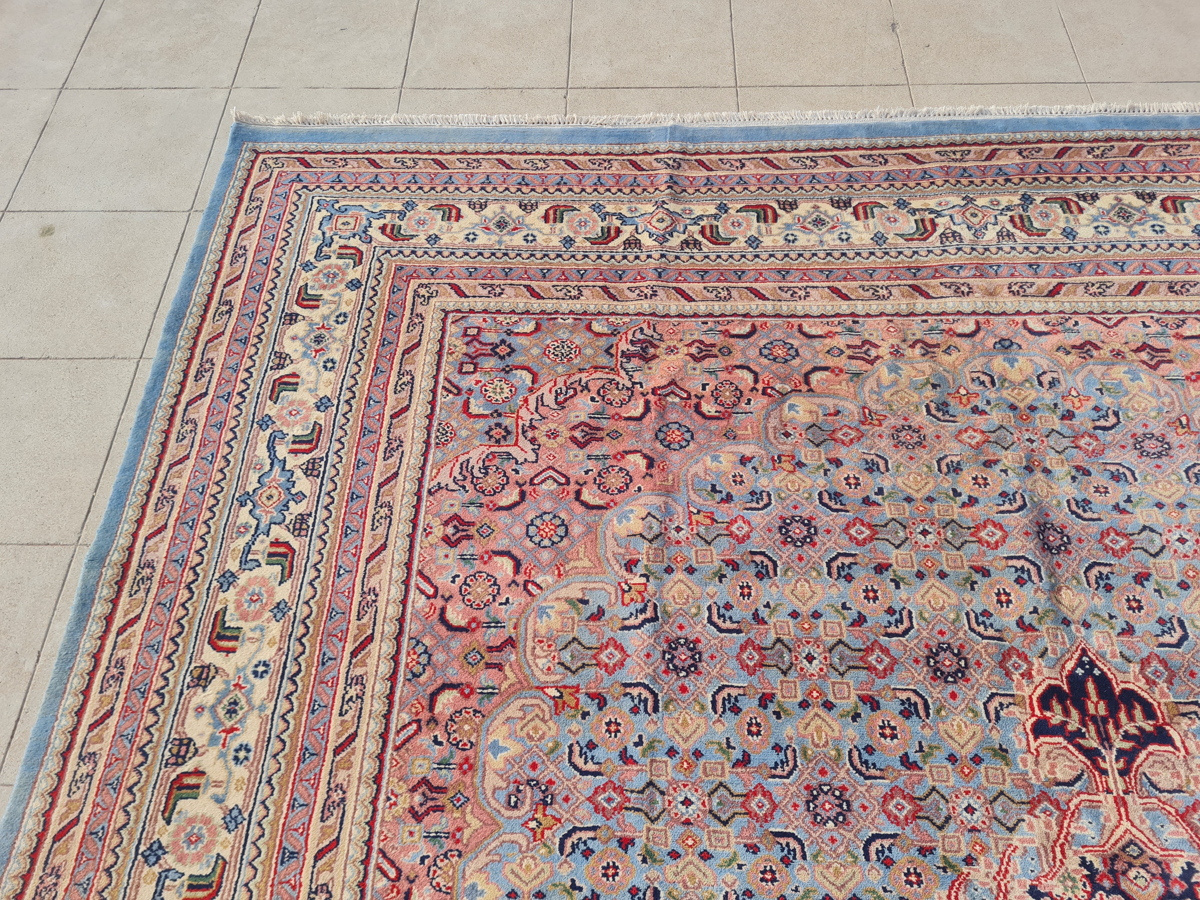 10' x 8' Ft. Authentic Persian Bijar Mahi Design Hand Knotted Fine Wool Large Area Rug BR2505