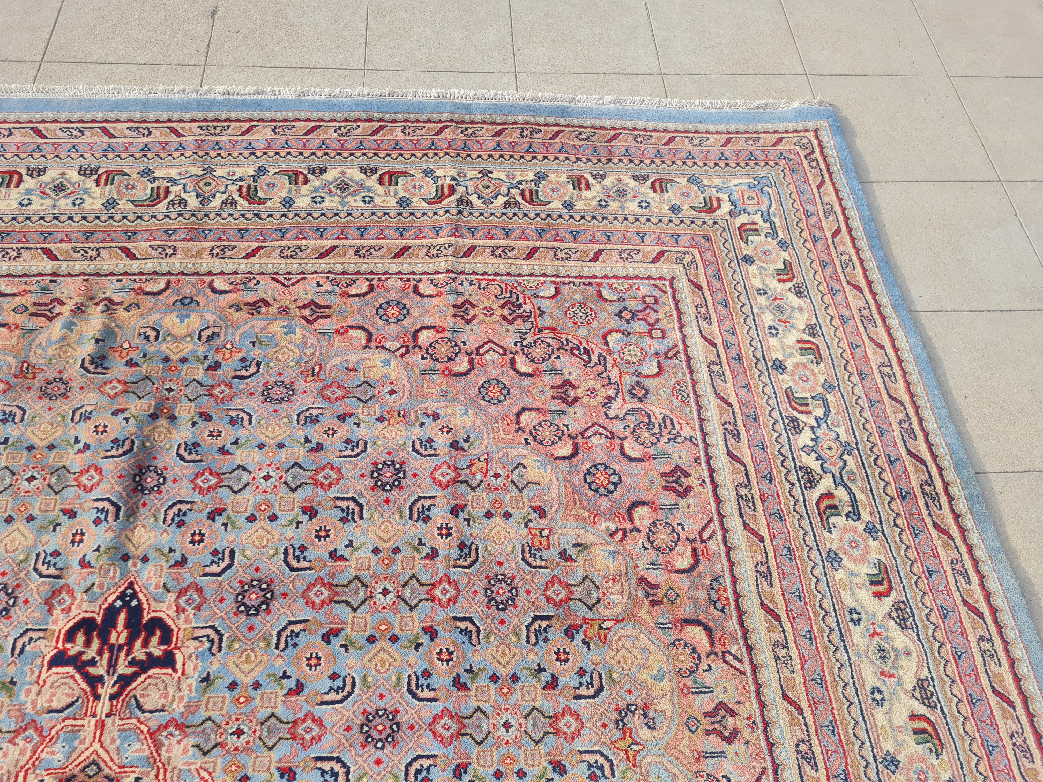 10' x 8' Ft. Authentic Persian Bijar Mahi Design Hand Knotted Fine Wool Large Area Rug BR2505