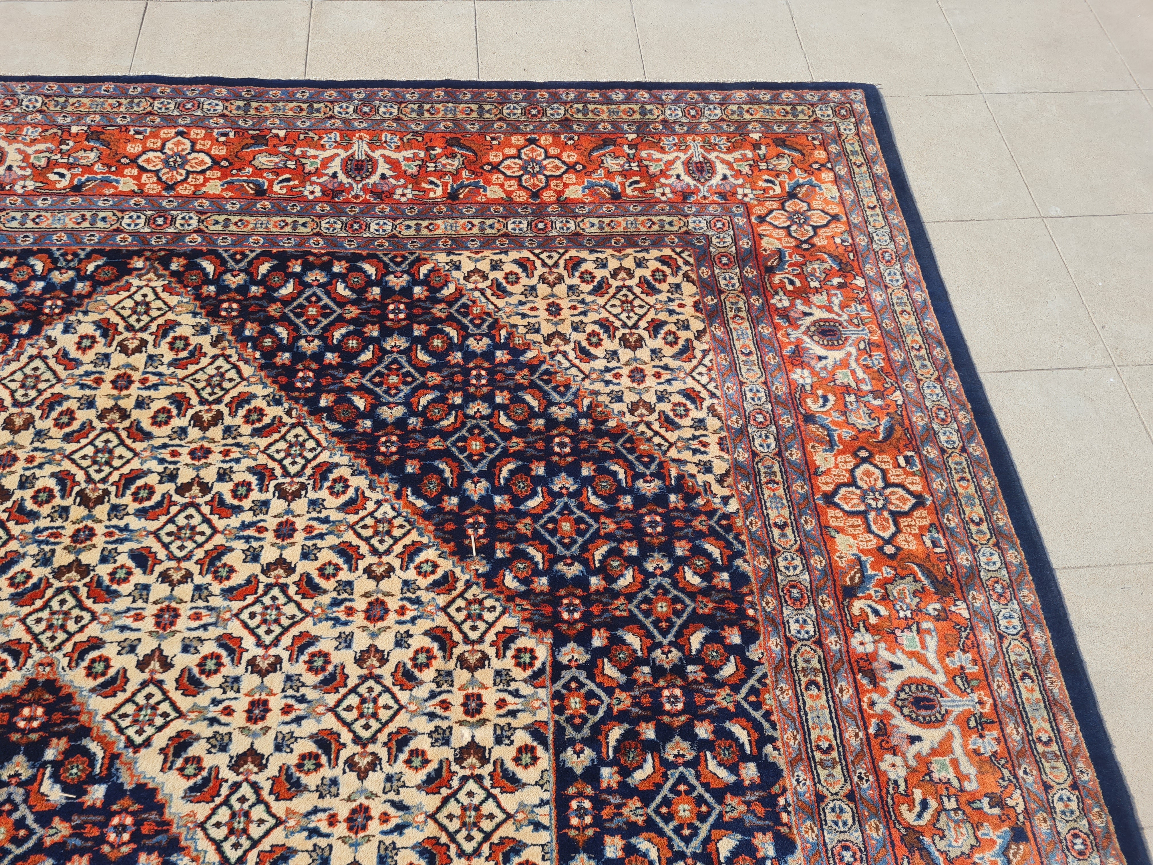 11’x 8’ Ft. Authentic Vintage Persian Bijar MAHI Hand Knotted Rug BR2506