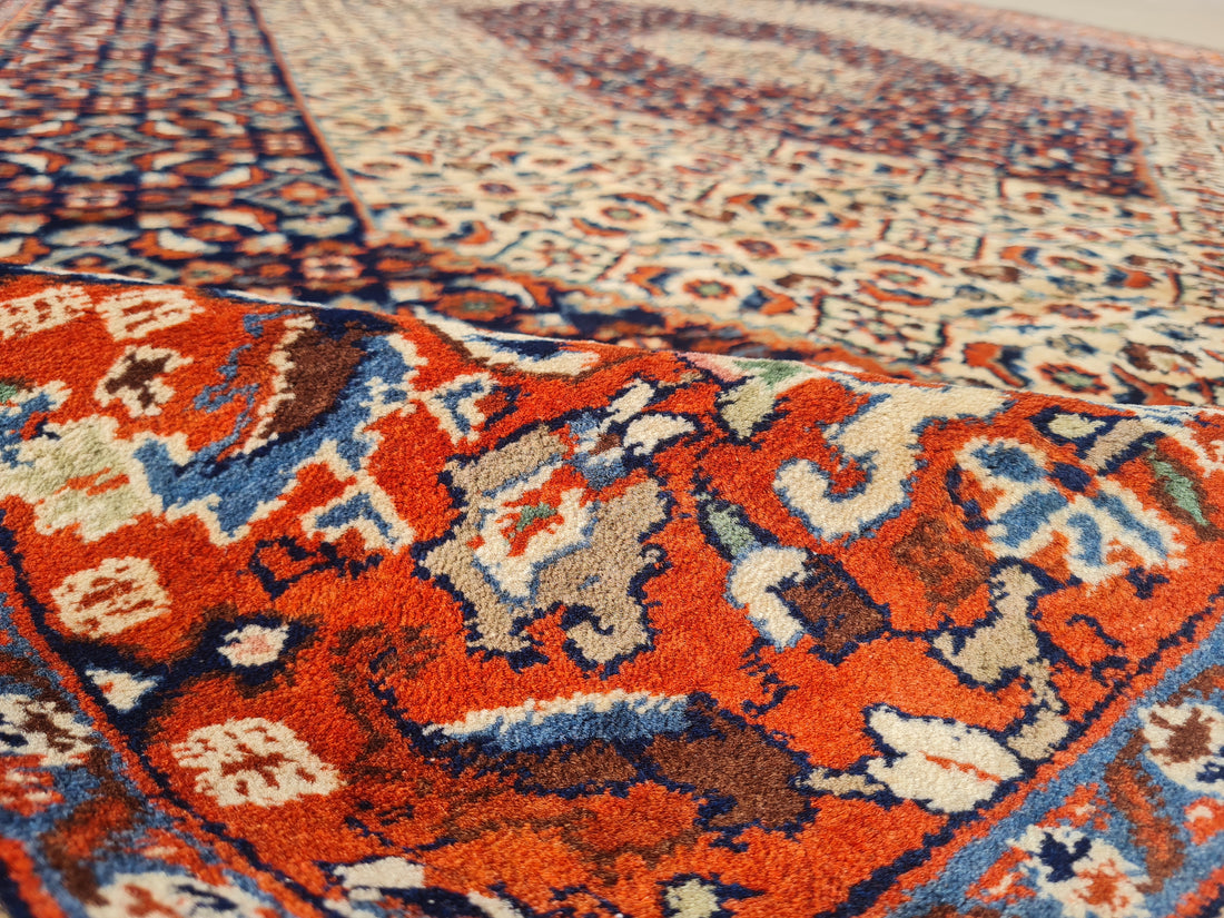 11’x 8’ Ft. Authentic Vintage Persian Bijar MAHI Hand Knotted Rug BR2506