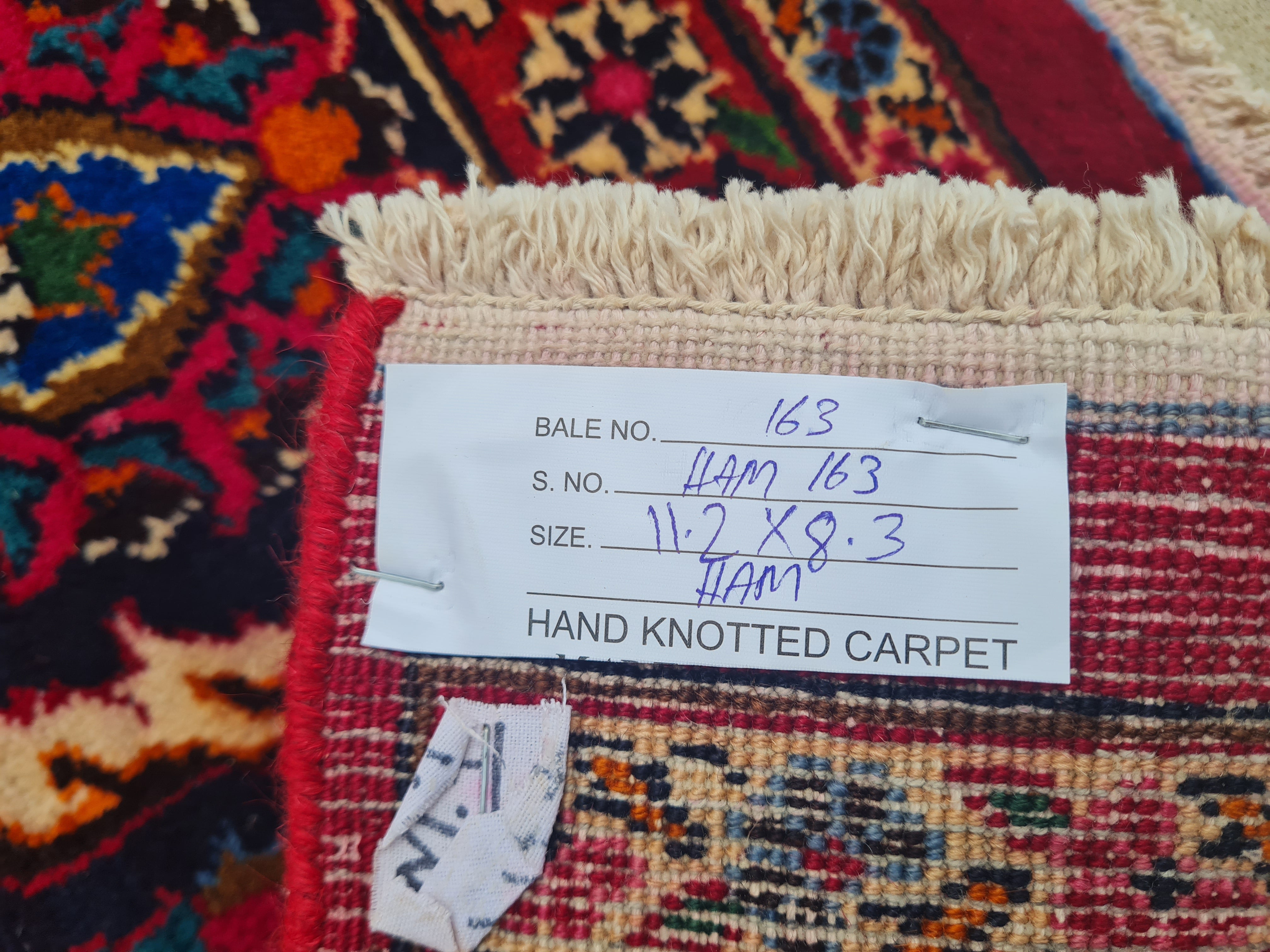 11' x 8' Ft. Authentic Persian Qashoun Hand Knotted Fine Wool Large Area Rug BR2508