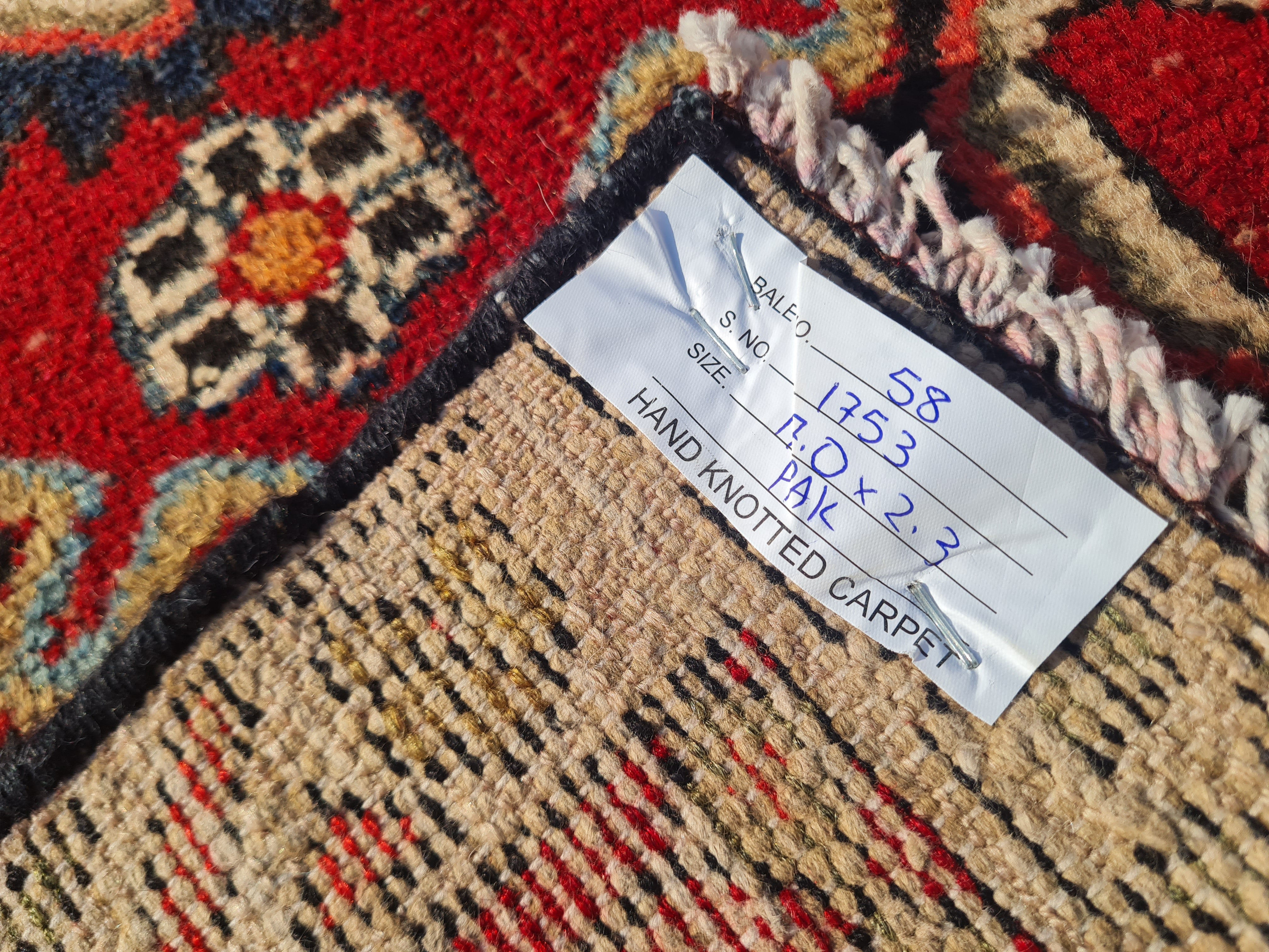 17' x 2' Ft. Authentic Vintage Persian Hamadan Hand Knotted Fine Wool Runner / Rug BR1753