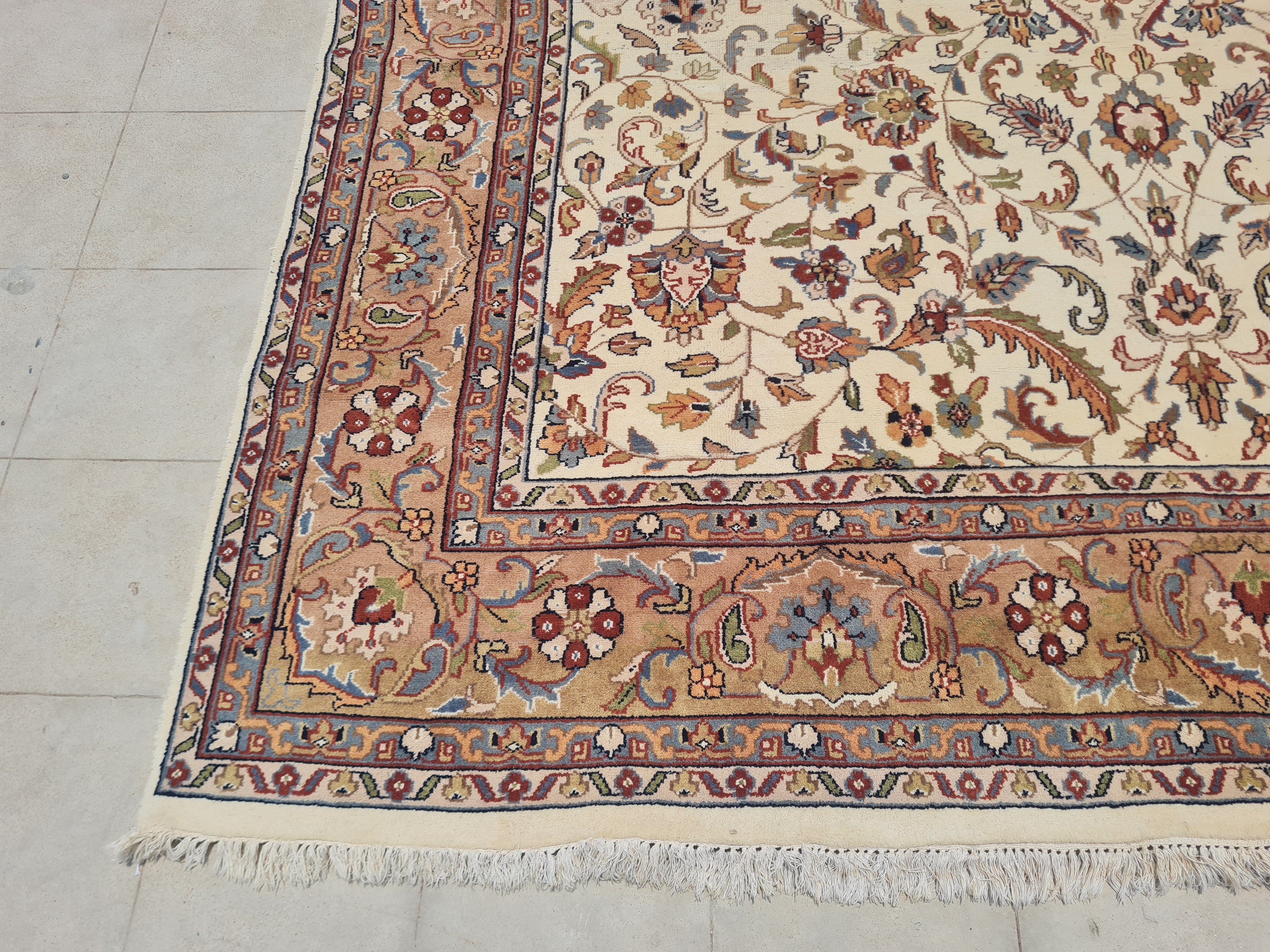 11.7’x 8.2’ Ft. Authentic Vintage Persian Tabriz Circa Hand Knotted Rug BR2619