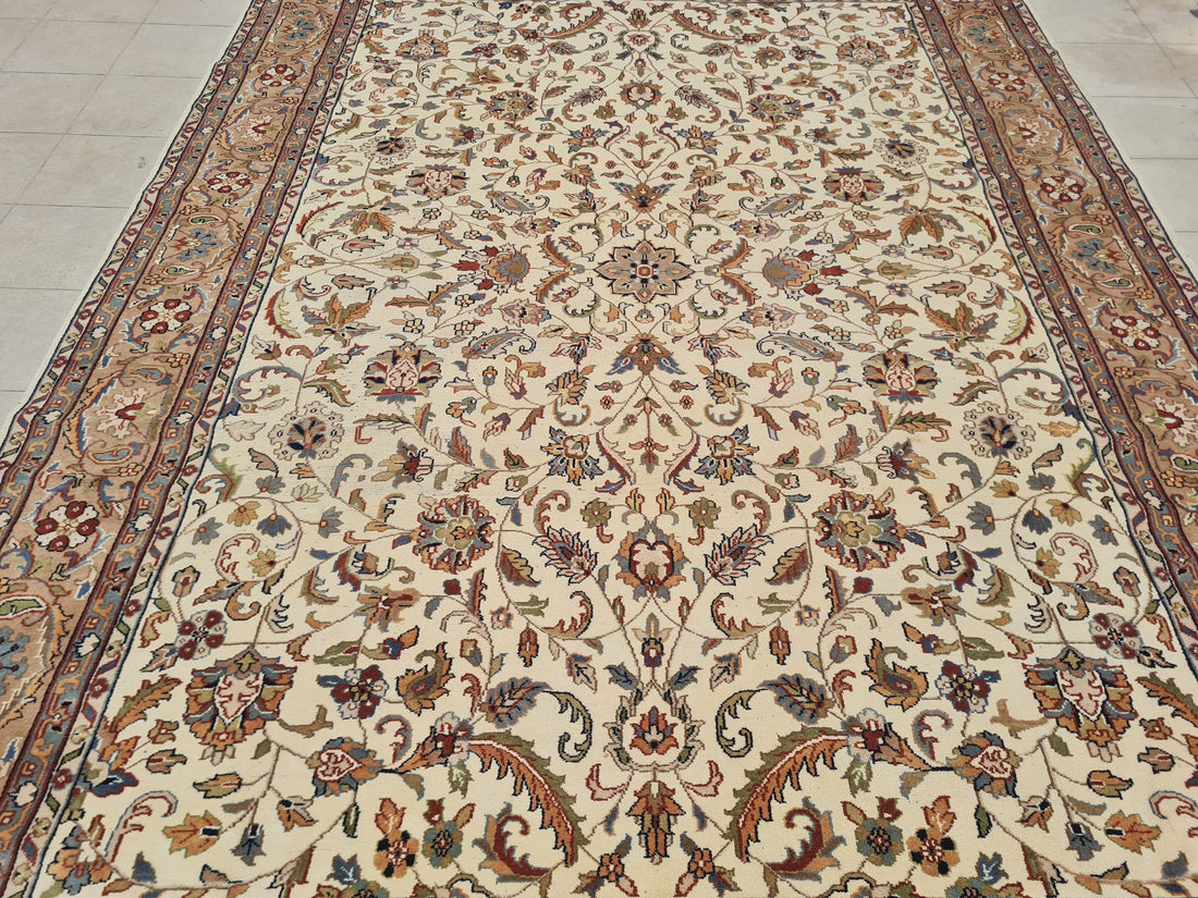 11.7’x 8.2’ Ft. Authentic Vintage Persian Tabriz Circa Hand Knotted Rug BR2619
