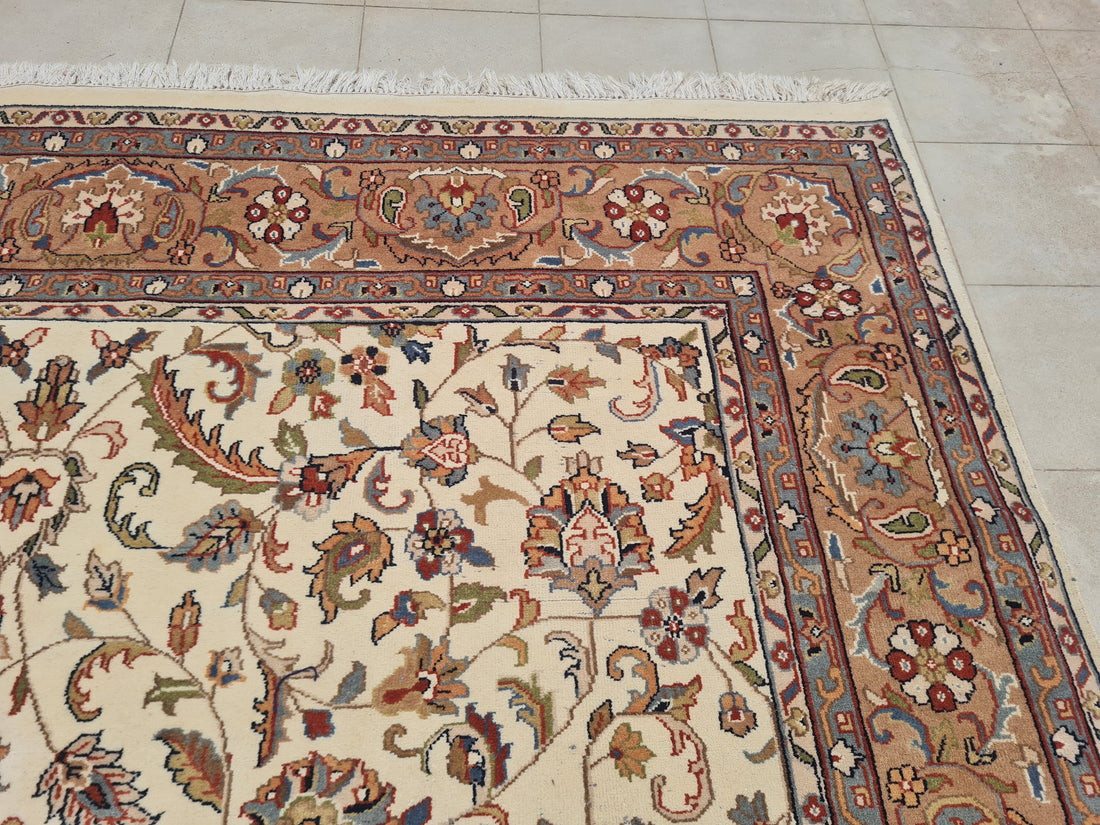 11.7’x 8.2’ Ft. Authentic Vintage Persian Tabriz Circa Hand Knotted Rug BR2619