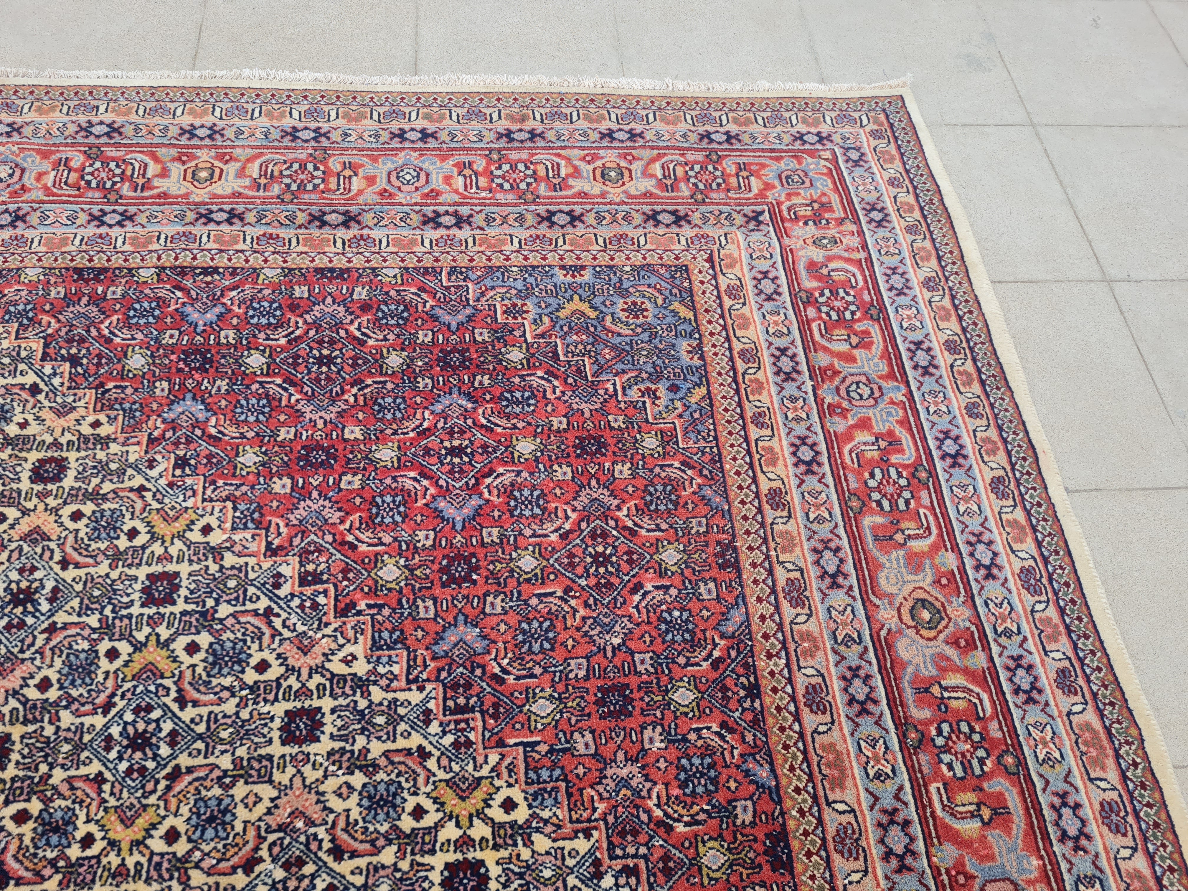 11’x 8’ Ft. Authentic Vintage Persian Moud MAHI Hand Knotted Rug BR2654