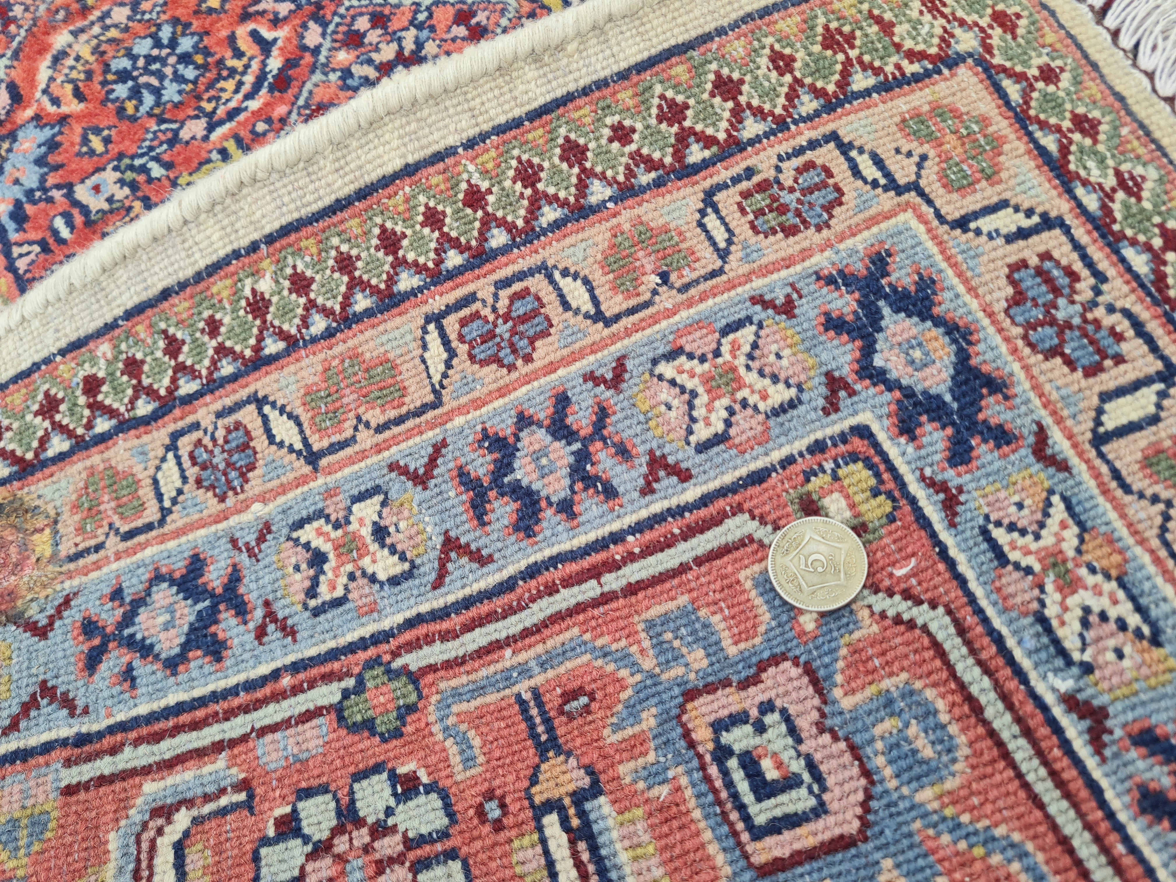 11’x 8’ Ft. Authentic Vintage Persian Moud MAHI Hand Knotted Rug BR2654