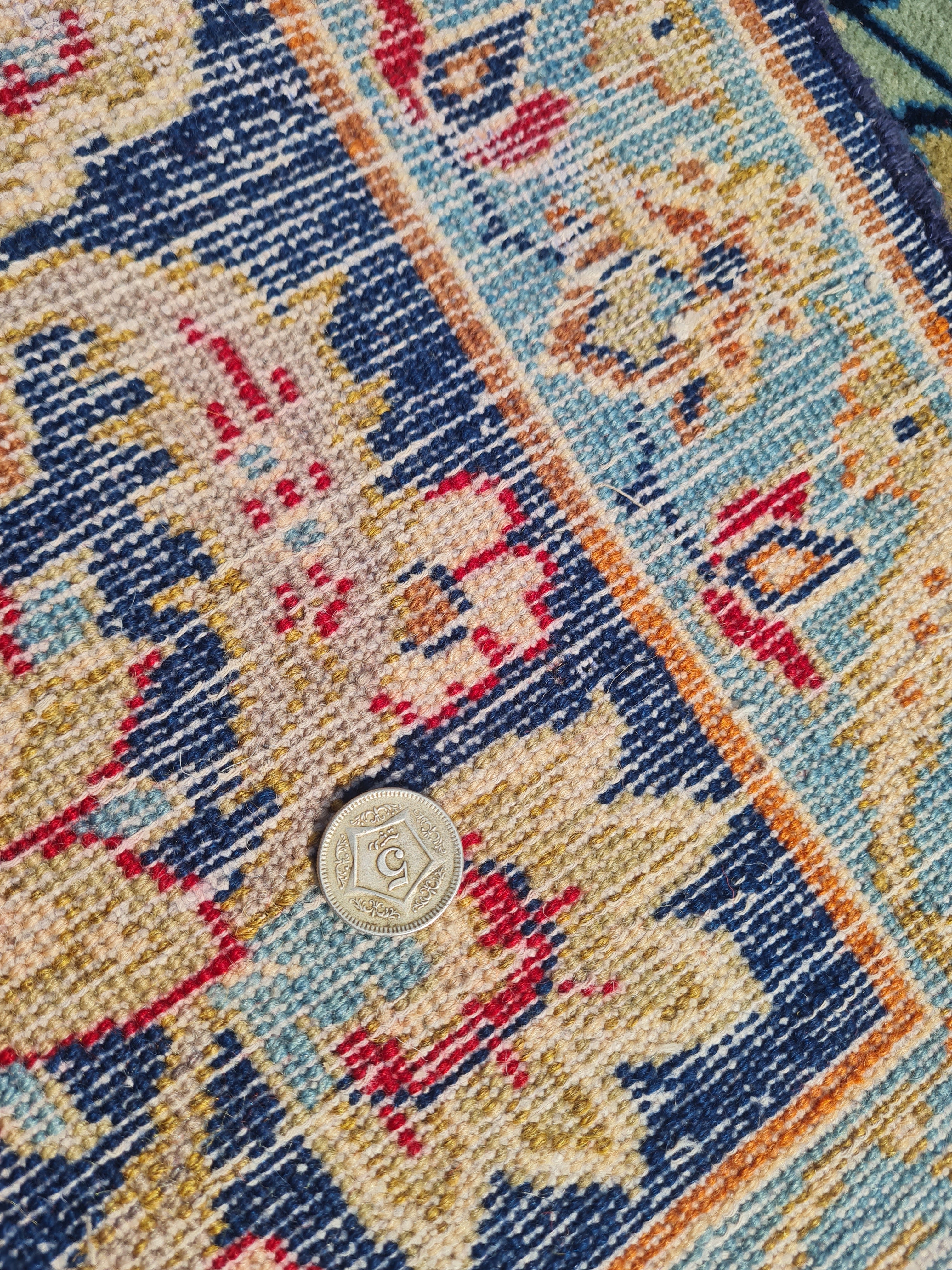 12' x 9' Authentic Vintage Persian Najafabad Isfahan Hand Knotted Fine Wool Area Rug BR2686