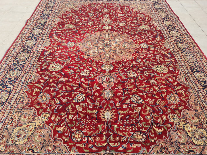 11’x 8' Ft. Authentic Vintage Persian Tabriz Circa Hand Knotted Rug – BR2693