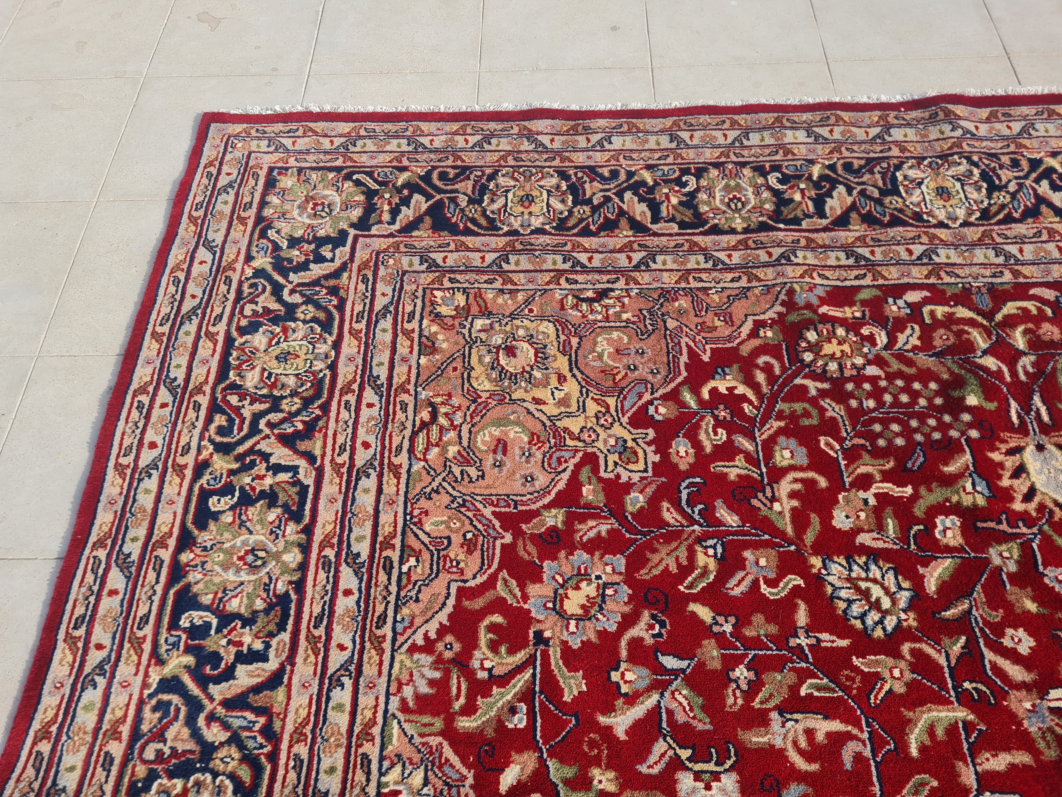 11’x 8' Ft. Authentic Vintage Persian Tabriz Circa Hand Knotted Rug – BR2693