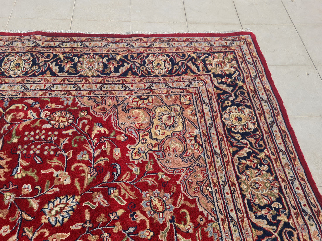 11’x 8' Ft. Authentic Vintage Persian Tabriz Circa Hand Knotted Rug – BR2693