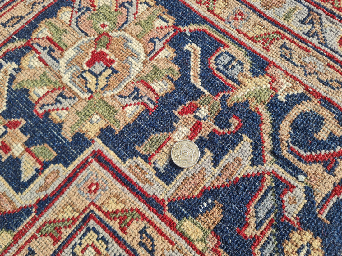 11’x 8' Ft. Authentic Vintage Persian Tabriz Circa Hand Knotted Rug – BR2693