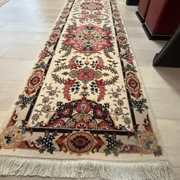 13' x 2 1/2' Ft. Rare Persian Tabriz Runner Rug / Hand Knotted True Masterpiece 440 KPSI