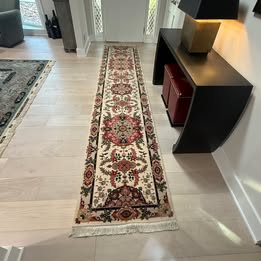 13' x 2. 1/2' Ft. Authentic Persian Tabriz Hand Knotted Fine Wool Runner / Rug BR749 (Copy)