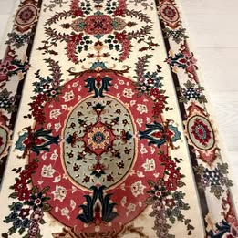 13' x 2 1/2' Ft. Rare Persian Tabriz Runner Rug / Hand Knotted True Masterpiece 440 KPSI