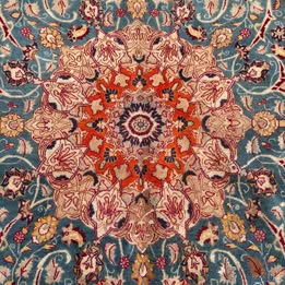 13 1/2' x  9 1/2' Ft. RARE Authentic Vintage Persian Kashmar Hand Knotted Wool Area Rug - BR2513