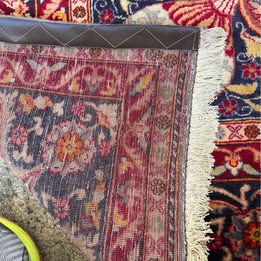 13 1/2' x  9 1/2' Ft. RARE Authentic Vintage Persian Kashmar Hand Knotted Wool Area Rug - BR2513