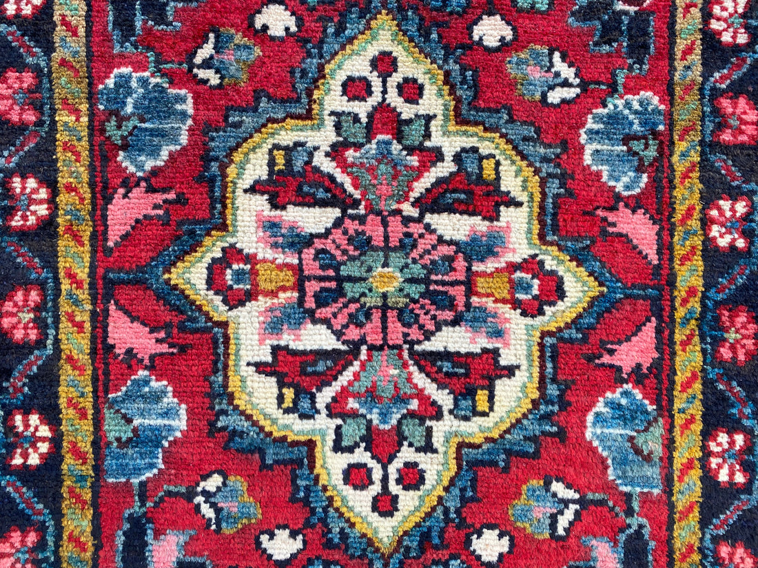 3.1' x 2.1' Ft. Authentic Persian Hamadan Hand Knotted Finest Wool Small Area Rug BR1019