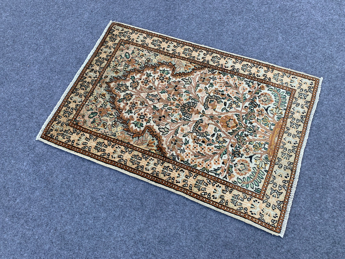 3.0' x 2.0' Ft. Authentic Persian Hamadan Hand Knotted Finest Wool Small Area Rug BR1053