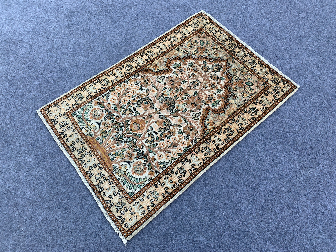 3.0' x 2.0' Ft. Authentic Persian Hamadan Hand Knotted Finest Wool Small Area Rug BR1053