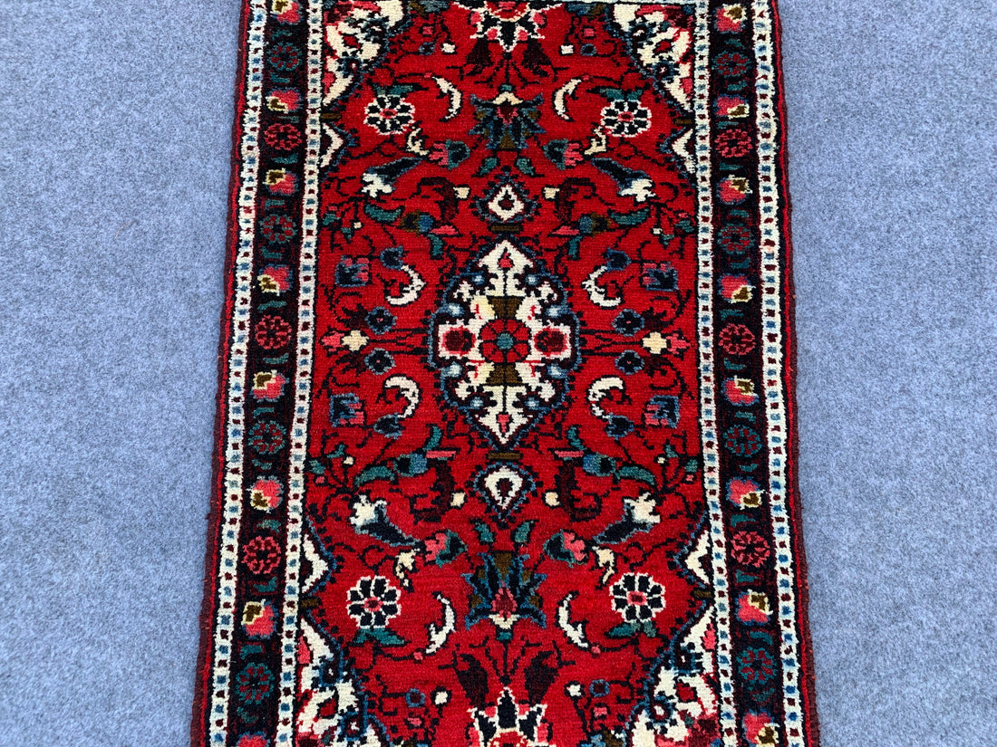 3.2' x 2.0' Ft. Authentic Persian Hamadan Hand Knotted Finest Wool Small Area Rug BR1055