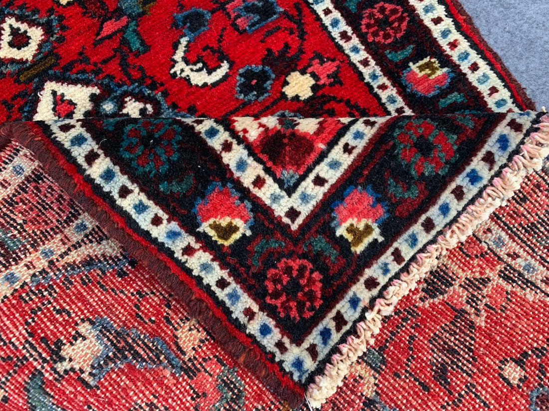 3.2' x 2.0' Ft. Authentic Persian Hamadan Hand Knotted Finest Wool Small Area Rug BR1055