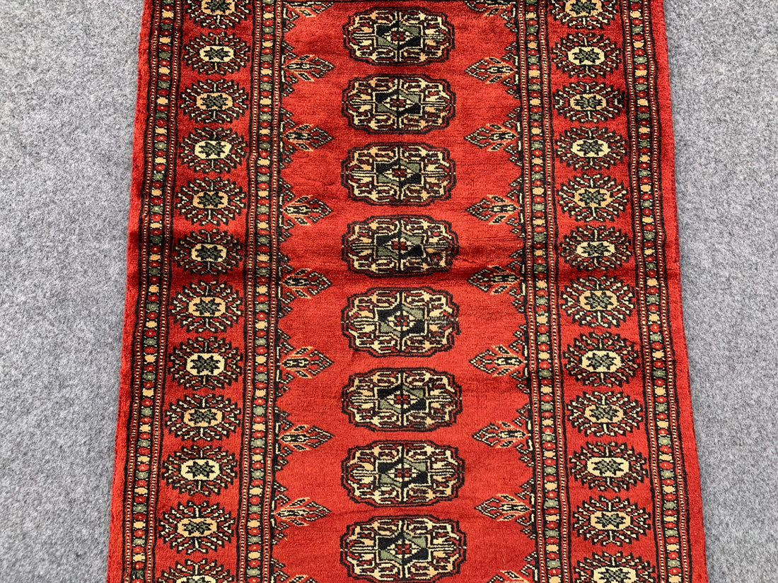 3.1' x 2.1' Ft. Authentic Pakistani Jaldar Hand Knotted Finest Wool Small Area Rug BR1071