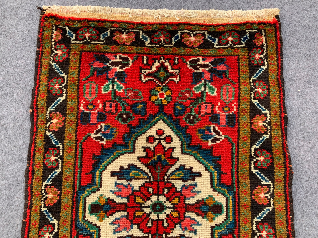 3.1' x 2.0' Ft. Authentic Persian Hamadan Hand Knotted Finest Wool Small Area Rug BR1073