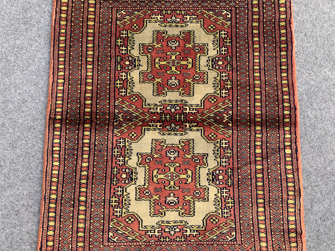 3.1' x 2.0' Ft. Authentic Pakistani Jaldar Hand Knotted SILK Small Area Rug BR1076