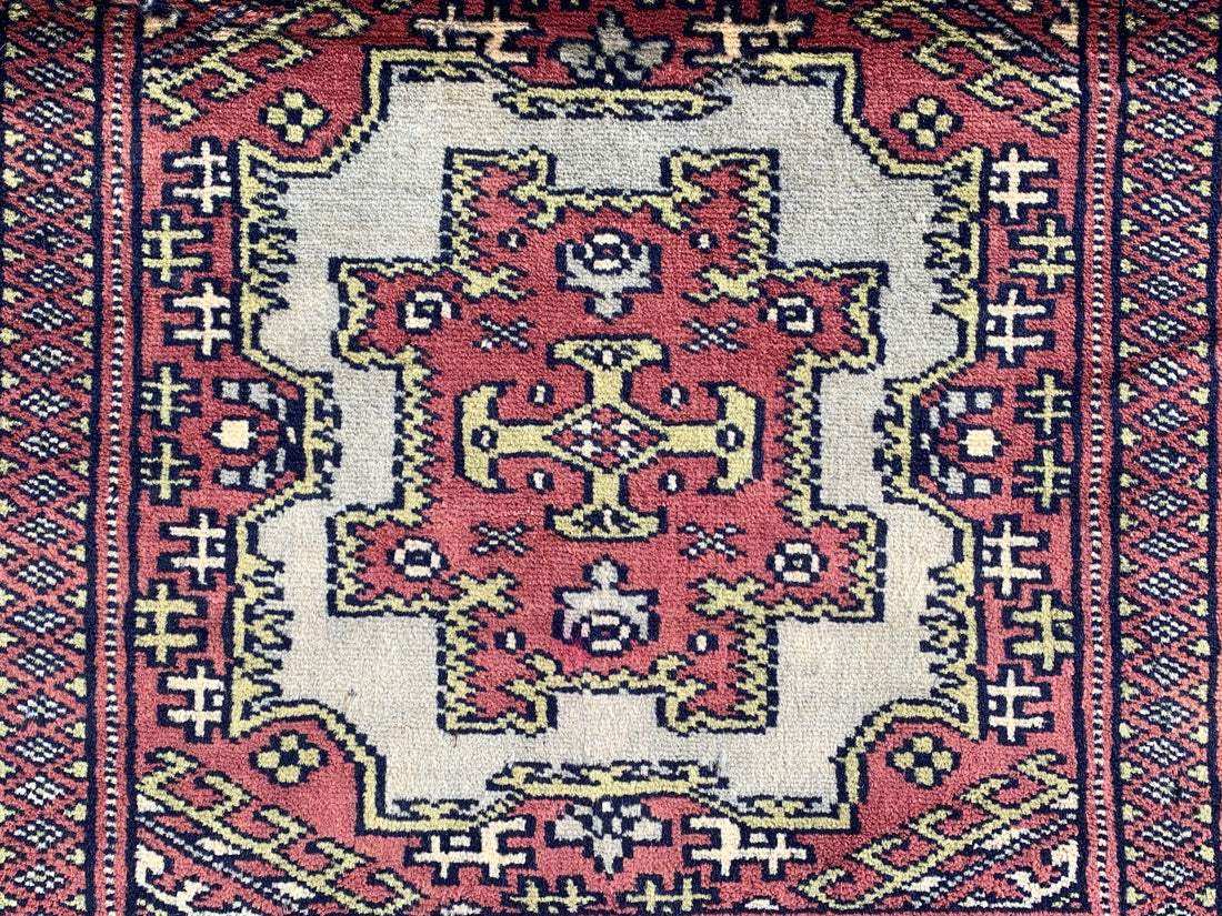 3.1' x 2.0' Ft. Authentic Pakistani Jaldar Hand Knotted SILK Small Area Rug BR1076