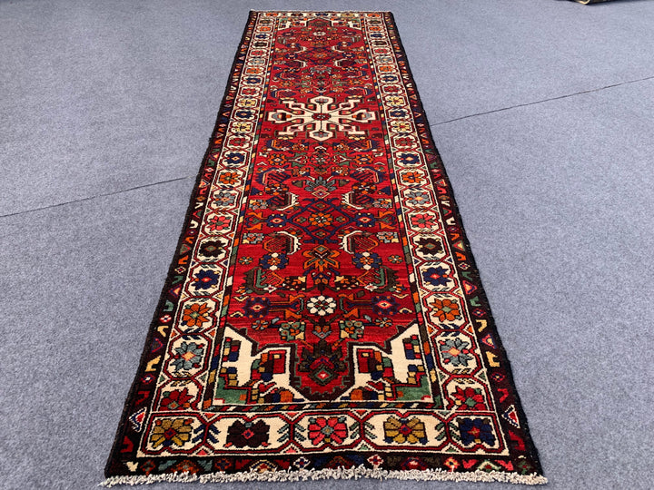 9.0' x 2.8' Ft. Authentic Persian Hamadan Bakhtiyar Hand Knotted Finest Wool Runner / Rug BR1277