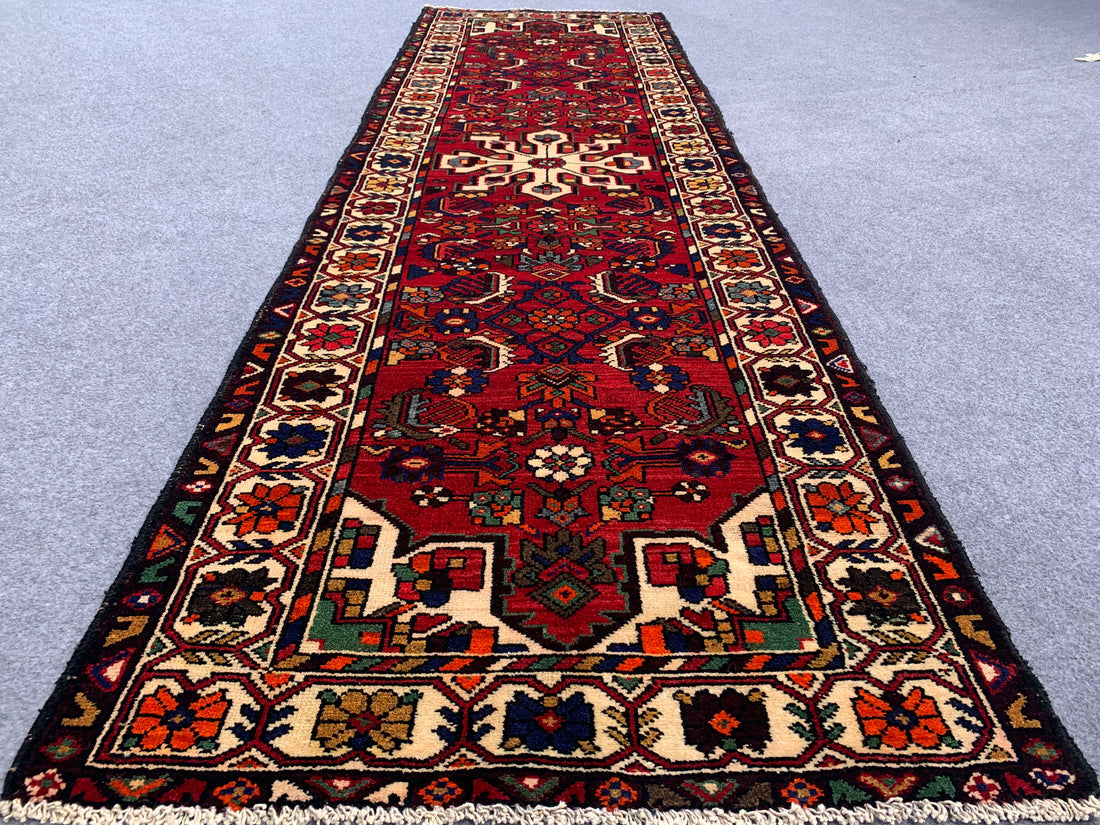 9.0' x 2.8' Ft. Authentic Persian Hamadan Bakhtiyar Hand Knotted Finest Wool Runner / Rug BR1277