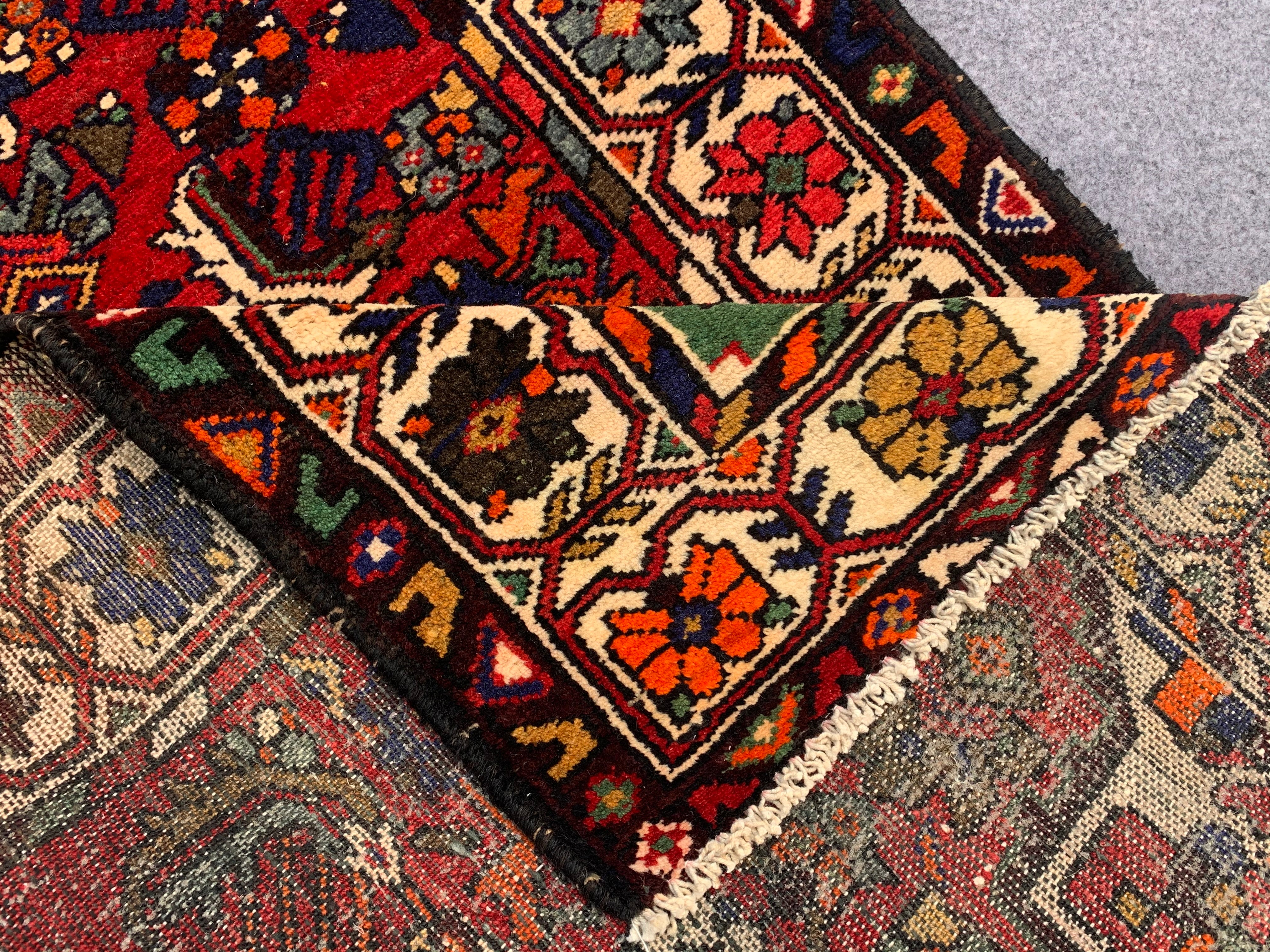 9.0' x 2.8' Ft. Authentic Persian Hamadan Bakhtiyar Hand Knotted Finest Wool Runner / Rug BR1277