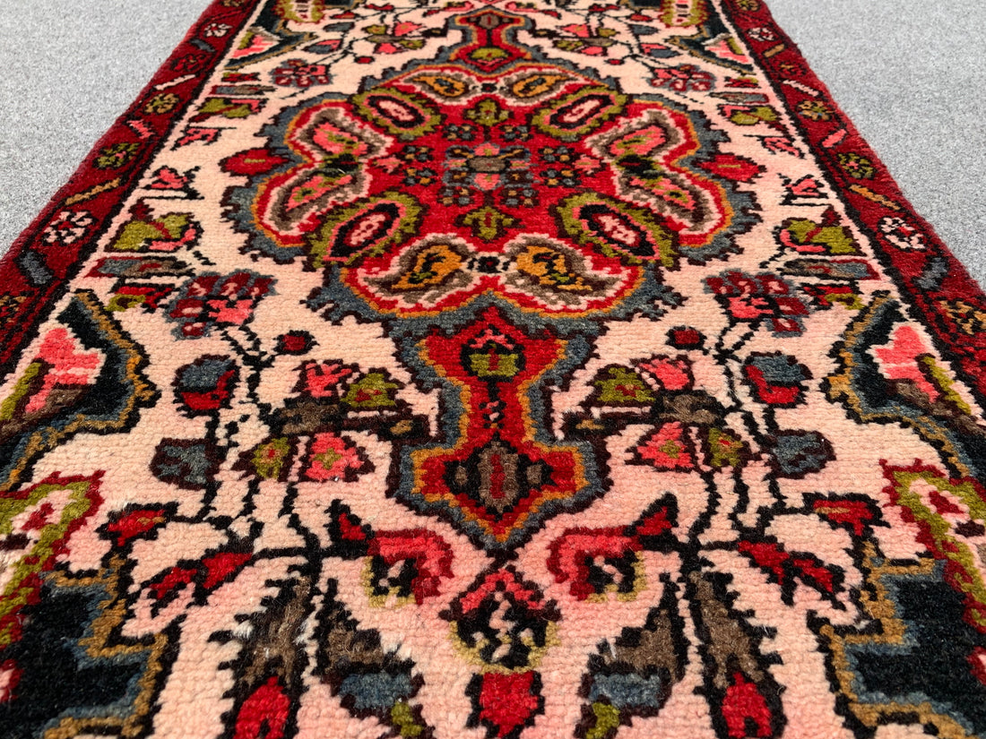 2.1' x 1.1' Ft. Authentic Persian Hamadan Tribal Hand Knotted Small Wool Area Rug BR190