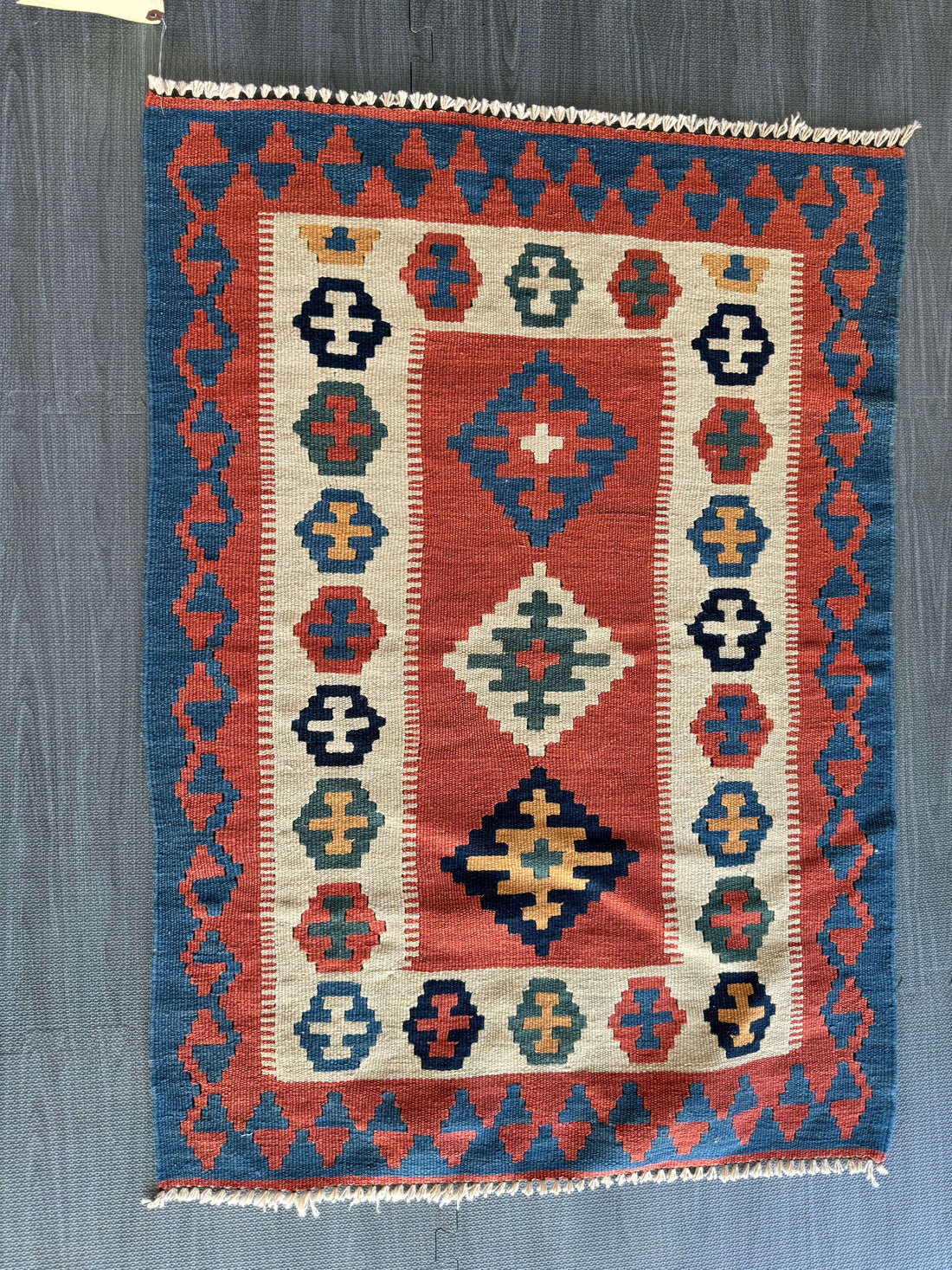 Indian Kazak Runner Hand Knotted Traditional Rug