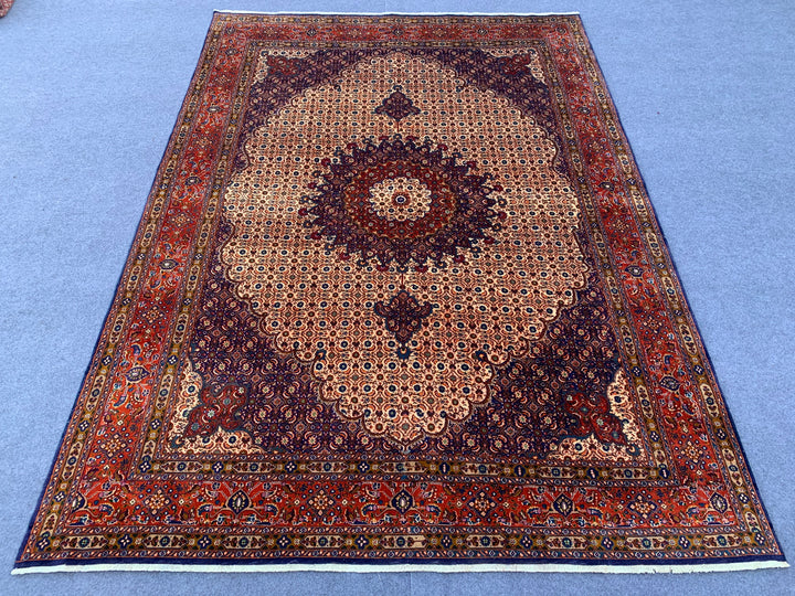 11.5' x 8.2' Ft. Authentic Vintage Yamoud Tribal Hand Knotted Fine Wool Area Rug - BR300