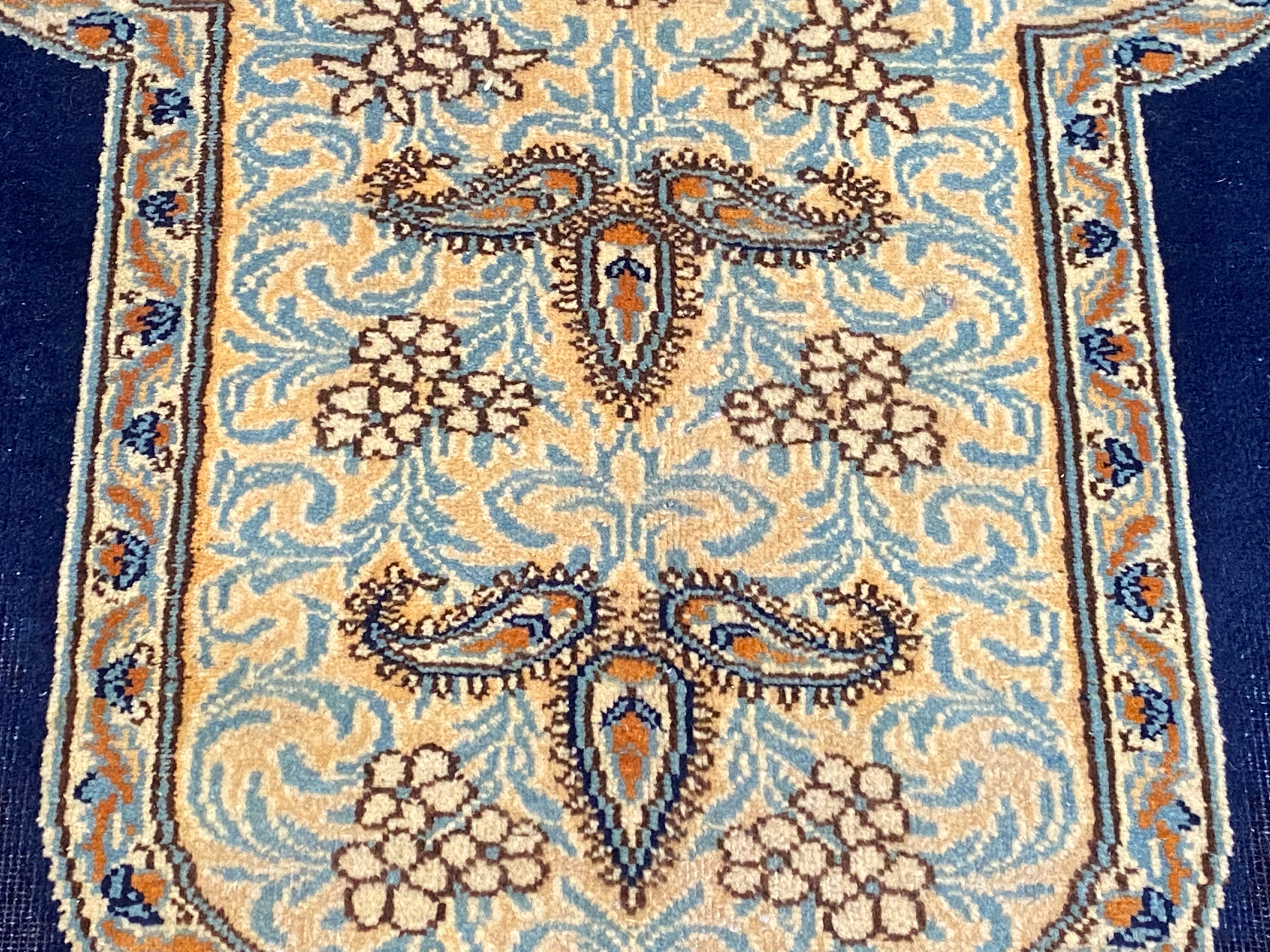 10' x 7' Ft. Authentic Persian Karastan Kirman Hand Knotted Finest Wool Large Area Rug BR038