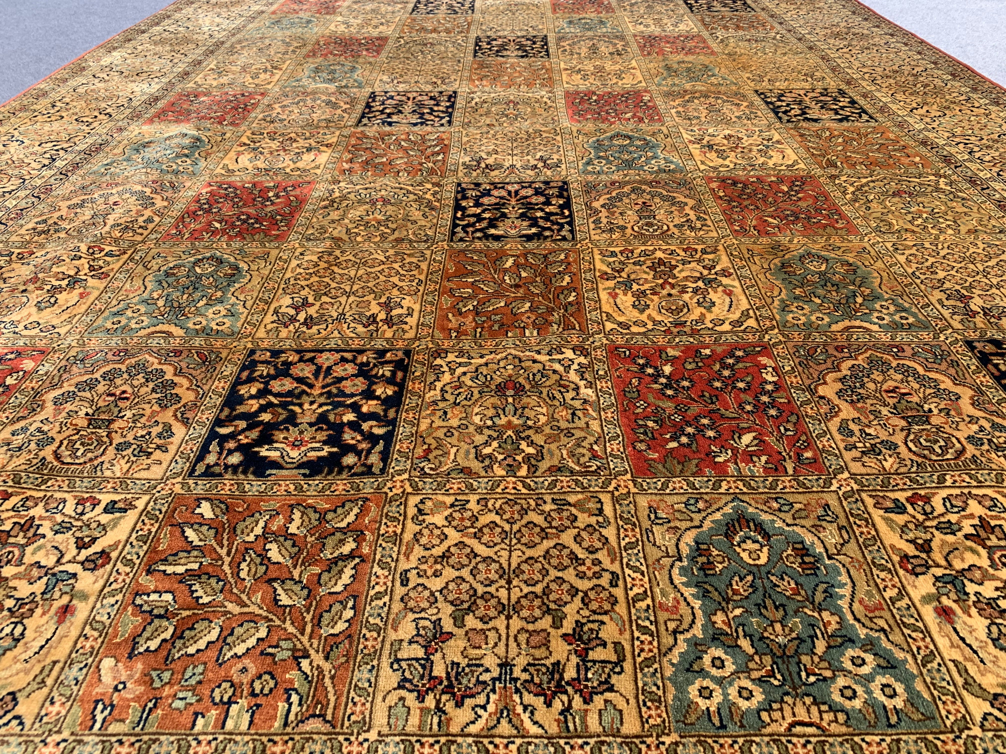 9.4' x 6.5' Authentic Persian Bakhtiar Tribal Village Hand Knotted Fine Wool Area Rug BR427