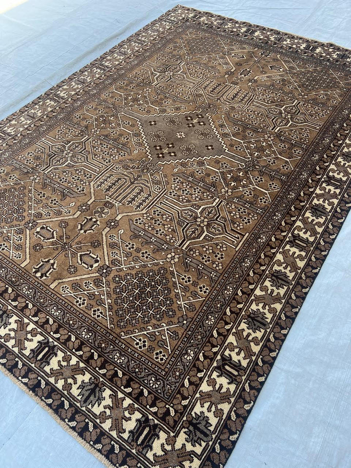 10' x 7' Ft. Authentic Persian Tribal Hand Knotted Wool Large Area Rug BR450