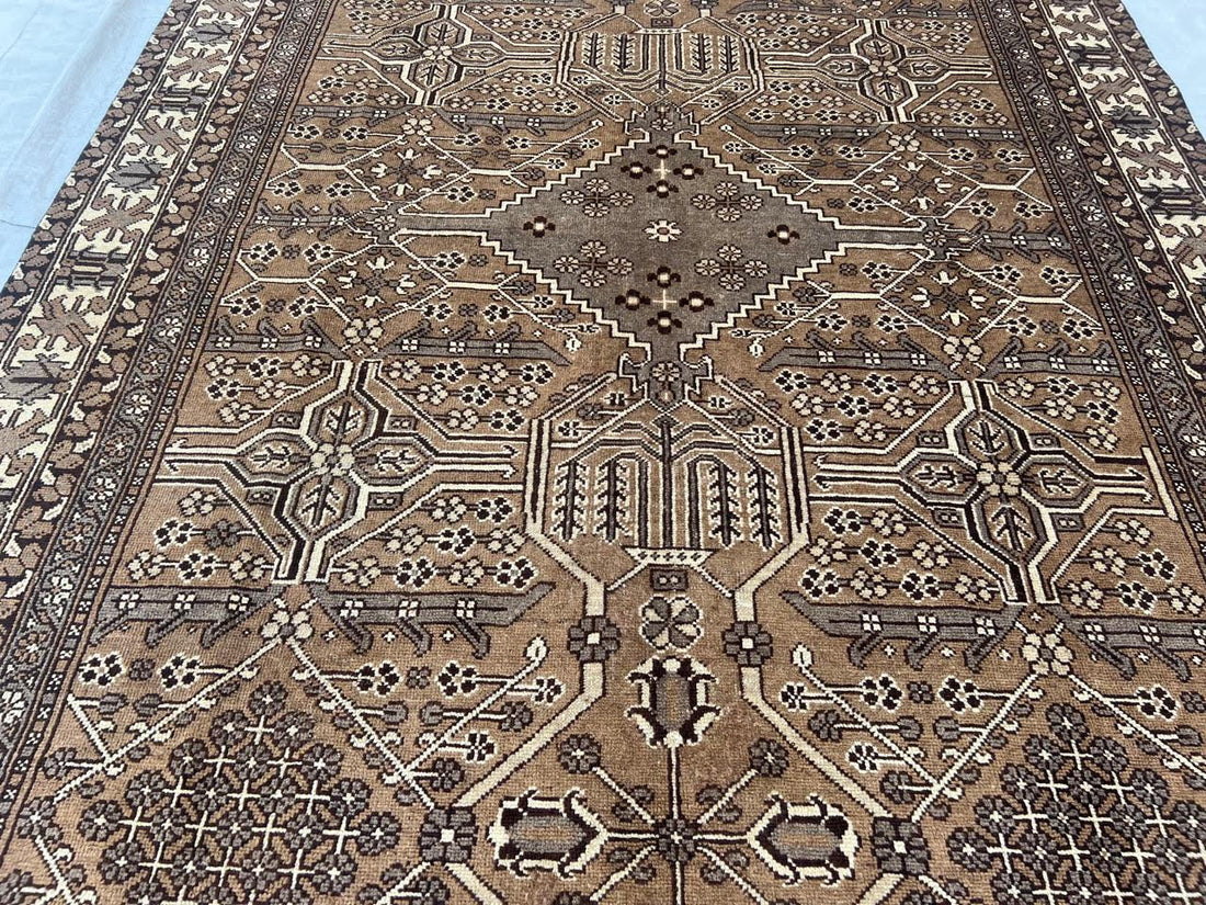 10' x 7' Ft. Authentic Persian Tribal Hand Knotted Wool Large Area Rug BR450