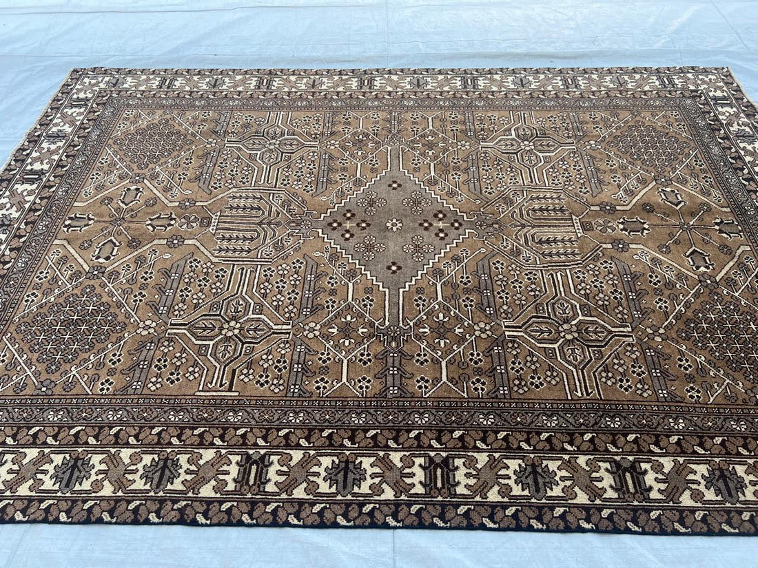 10' x 7' Ft. Authentic Persian Tribal Hand Knotted Wool Large Area Rug BR450