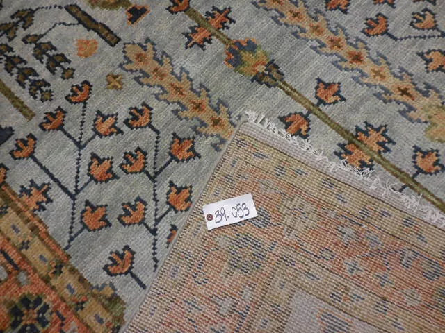 6' x 9' Ft. Turkish Bohemian Oushak / Ushak Contemporary Hand Knotted Wool Area Rug - BR453